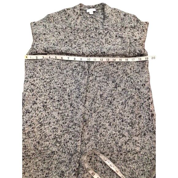 Pure Jill J Jill Sweater Womens Medium Petite Marled Buttons Pockets Cardigan - Picture 6 of 8